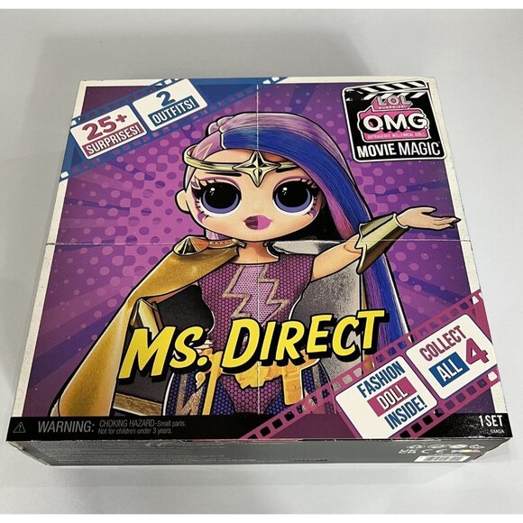 LOL Surprise! OMG Movie Magic Ms. Direct Fashion Doll w/ 25 Surprises+ - Picture 1 of 5